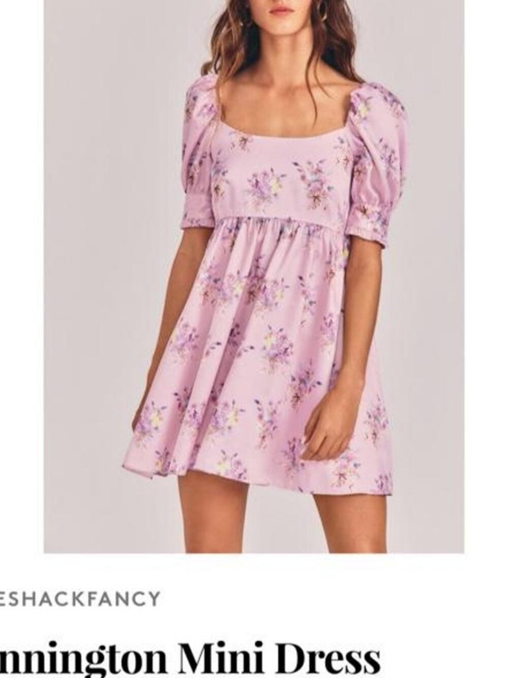 LoveShackFancy Bennington Mini Dress